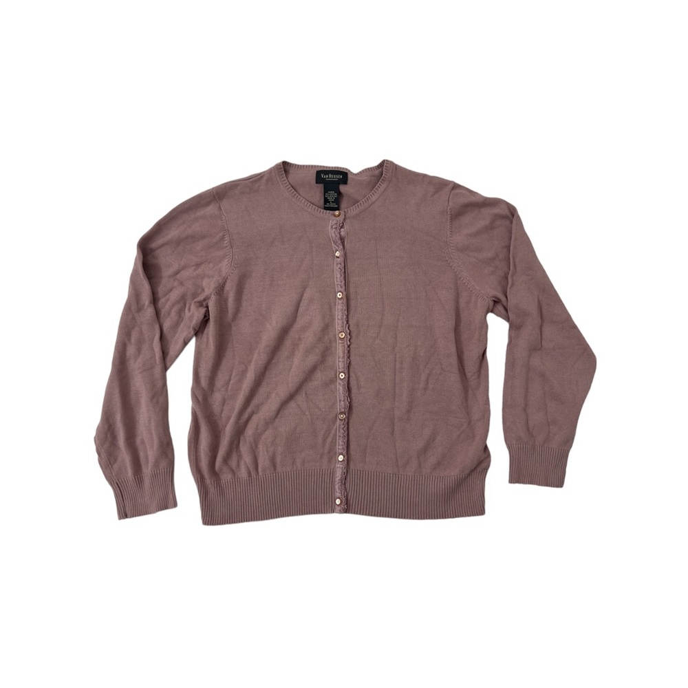 Vintage Van Heusen Mauve Purple Cardigan